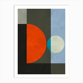 Modern geometry 2 1 Art Print