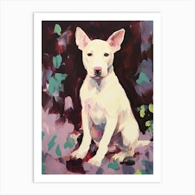 A Bulldog Dog Painting, Impressionist 2 Art Print