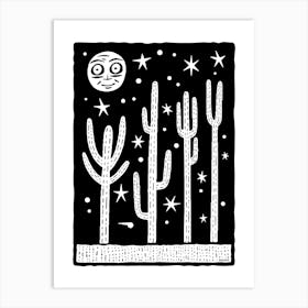 Desert Night 1 Art Print