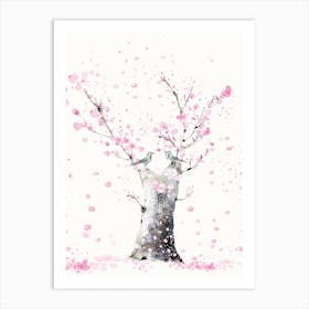 Cherry Blossoms And Birds Art Print