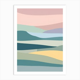 Abstract Landscape Painting Art Print