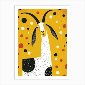 Yellow Goat 3 Art Print