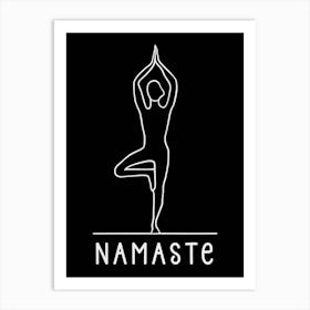 Namaste, Meditation Art Print