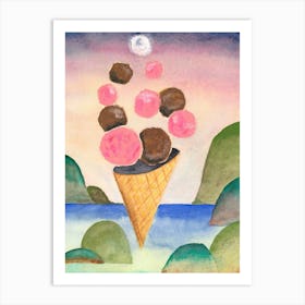 Ziggy Summer Icecream Art Print