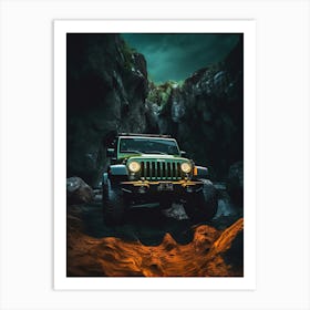 Jeep Wrangler 7 Art Print