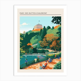 Parc Des Buttes Chaumont Paris France 2 Art Print