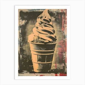 Ice Cream: Fast Food Art Art Print