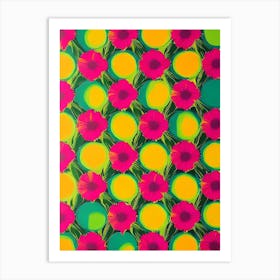 Ranunculus Andy Warhol Flower Art Print