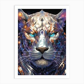 Futuristic Tiger Art Print