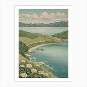 Irish Coast Art Print