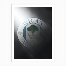 Wigan Athletic Football Poster Art Print