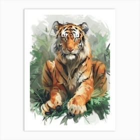 Tiger 40 Art Print