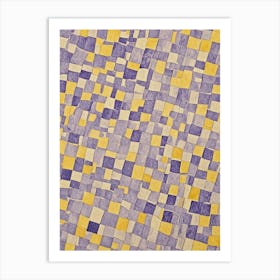 Lilac and Lemon no1 Art Print