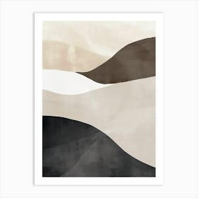 Oceans Of Tranquility Minimalist Style Art Print