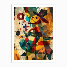 Abstract Painting Style Abstract 2 Art Print