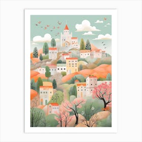 Nazareth Israel 5 Illustration Art Print