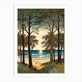 William Morris Sydney Beach Art Print