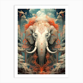 Elephant In The Sky Art Print