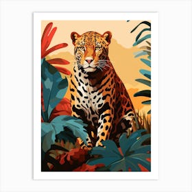 Jaguar In The Jungle 2 Art Print