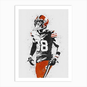 Aj Green Cincinnati Bengals Art Print