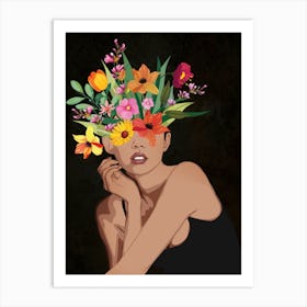 Blooming Flower Head 1 Art Print