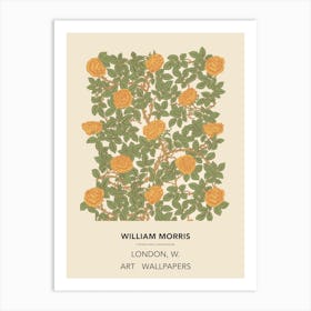 Rose Poster, Wiliam Morris Art Print