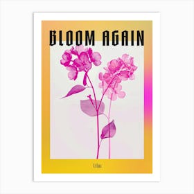 Hot Pink Lilac 1 Poster Art Print