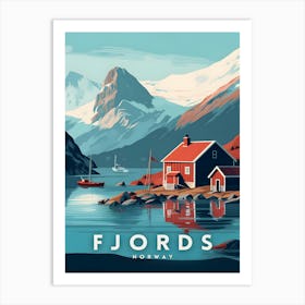 Fjords Norway Travel Art Print