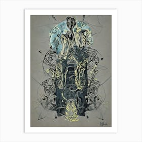 King Of The Gods Art Print