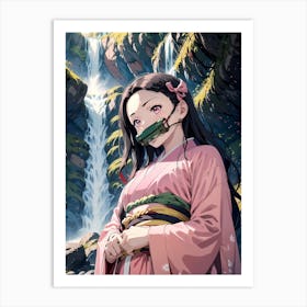 Demon Slayer Nezuko Kamado (39) 1 Art Print