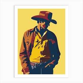 The Cowboy’s Courage Art Print