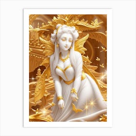 Golden Angel Art Print