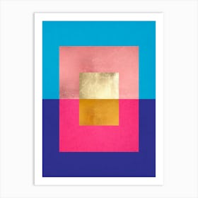 Geometric and colorful 10 Art Print