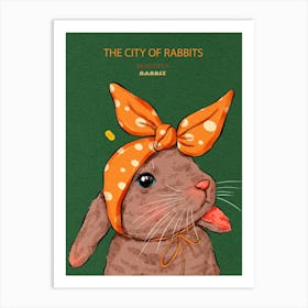 City Of Rabbits 1 Art Print