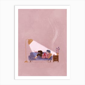 Reading Art Print