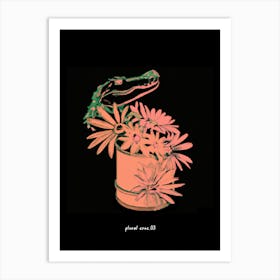 Floral Croc 03 Art Print