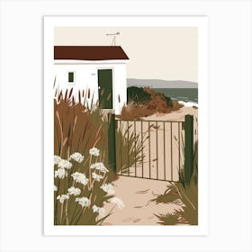 Beach House 4 Art Print