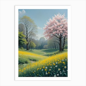 Cherry Blossoms 2 Art Print