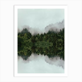 Reflections In A Lake Art Print