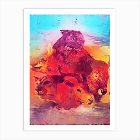 One Republic native 3 Art Print