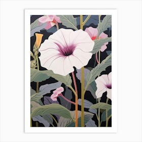 Flower Illustration Petunia Art Print