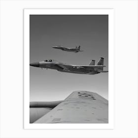 Fighter Jet Airplane Us Army Art Print