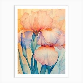 Iris Painting Art Print