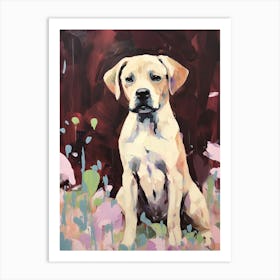 A Boxer Dog Painting, Impressionist 3 Art Print