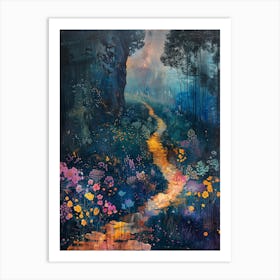 Path Through The Forest Art Print