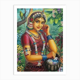 Lord Krishna 1 Art Print