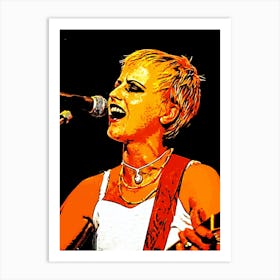 Dolores O'Riordan The Cranberries 1 Art Print