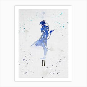 Final Fantasy Watercolor 5 Art Print