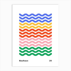 Geometric Bauhaus Poster 25 Art Print