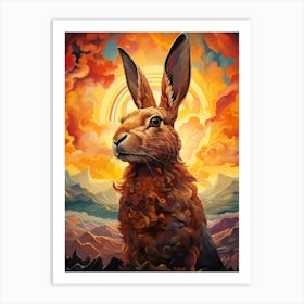 Hare In The Sky Art Print